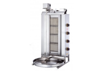 Аппарат для шаурмы Silver 2166-U4L (газовый)