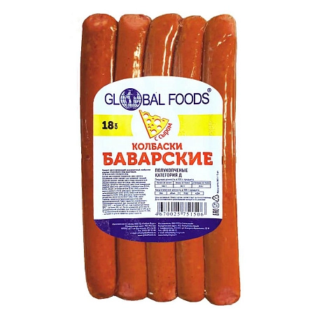 Колбаски Баварские с сыром (56 руб/шт)